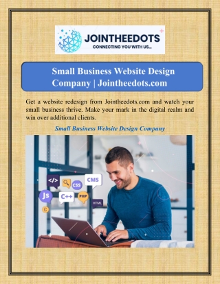 Small Business Website Design Company | Jointheedots.com