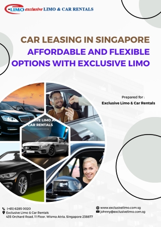 Car Leasing in Singapore - Affordable and Flexible Options with Exclusive Limo