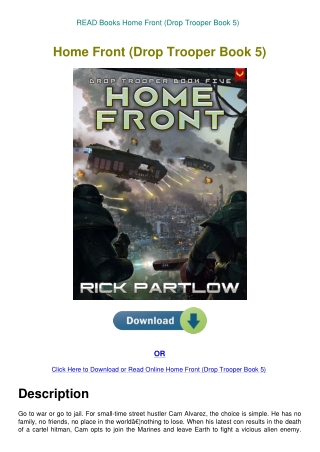 READ Books Home Front (Drop Trooper Book 5)