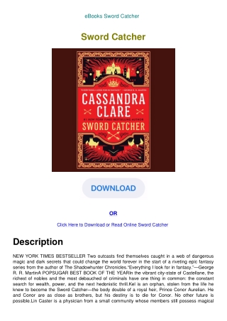 eBooks Sword Catcher  