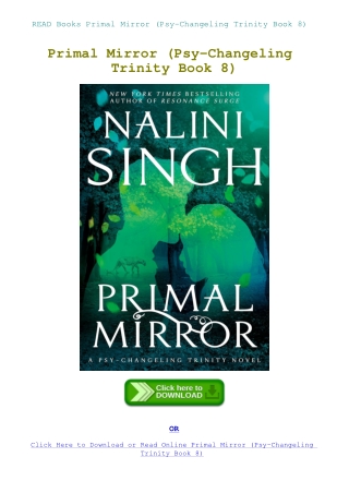 READ Books Primal Mirror (Psy-Changeling Trinity Book 8)  