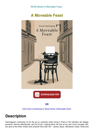 READ Books A Moveable Feast