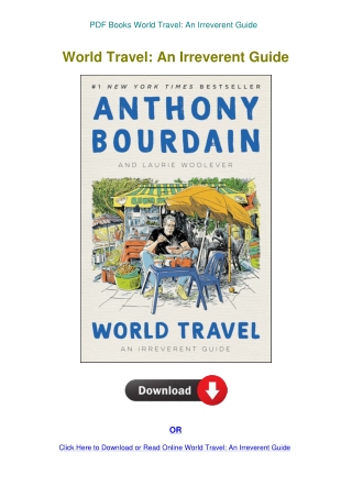 PDF Books World Travel An Irreverent Guide