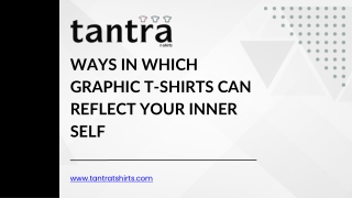 Ways in Which Graphic T-Shirts Can Reflect Your Inner Self