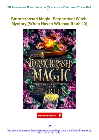 PDF Stormcrossed Magic Paranormal Witch Mystery (White Haven Witches Book 10)