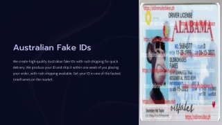 Buy Australian Fake IDs