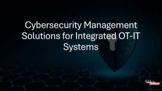 Cybersecurity Management Solutions for Integrated OT-IT Systems