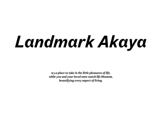 Landmark Akaya Sector 103 Gurugram PDF