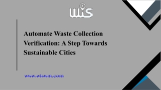 Automate Waste Collection Verification A Step Towards Sustainable Cities