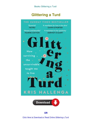 Books Glittering a Turd