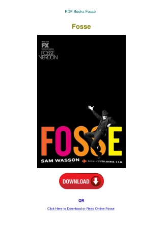 PDF Books Fosse