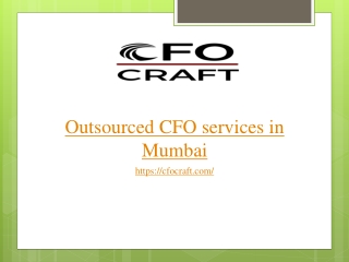 Outsourced CFO services in Mumbai