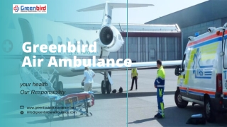 Get reliable, quick, and safe air ambulance services with Greenbird Air ambulance services in Udaipur