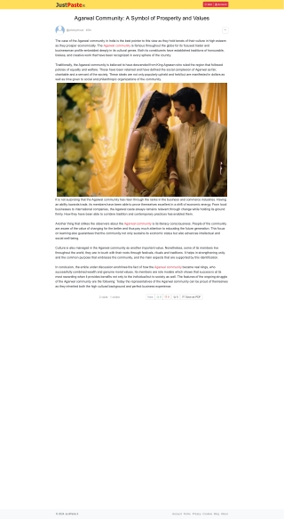 Agarwal Community: A Symbol of Prosperity and Values