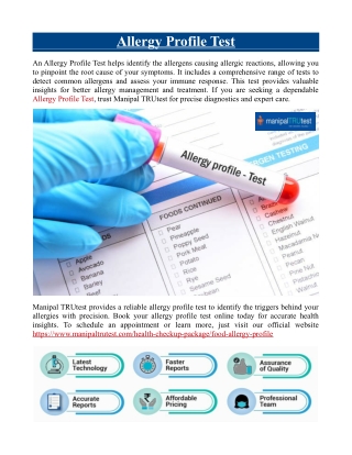 Allergy Profile Test