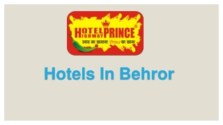 Hotels in Behror (1)