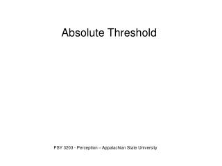 threshold absolute presentation ppt powerpoint