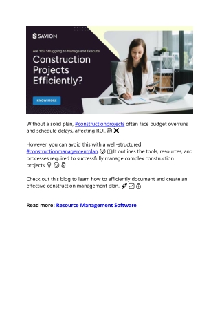 What is a Construction Management Plan A Complete Guide