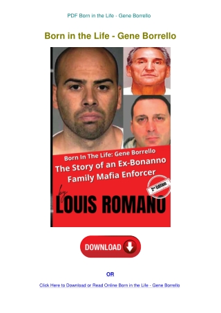 PDF Born in the Life - Gene Borrello