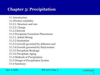 Chapter 5: Precipitation