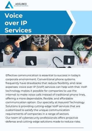 Voice over IP Services | Assured Technology Solutions