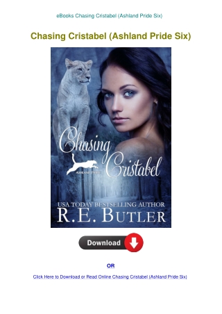 eBooks Chasing Cristabel (Ashland Pride Six)