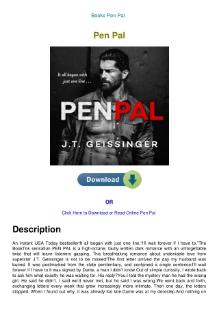 Books Pen Pal