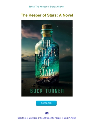 Books The Keeper of Stars A Novel
