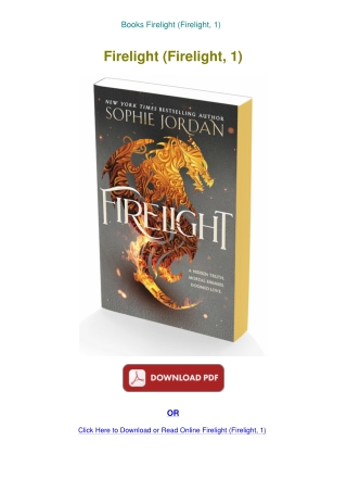 Books Firelight (Firelight  1)