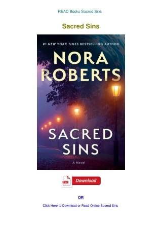 READ Books Sacred Sins