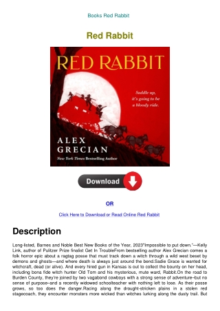 Books Red Rabbit