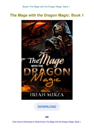 Books The Mage with the Dragon Magic Book 1