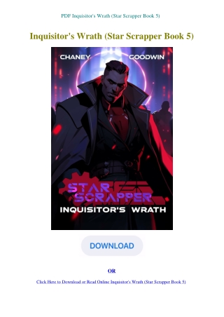 PDF Inquisitor's Wrath (Star Scrapper Book 5)