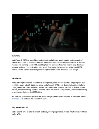 Top Benefits of Downloading MT5 for Online Trading