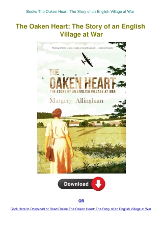 Books The Oaken Heart The Story of an English Village at War