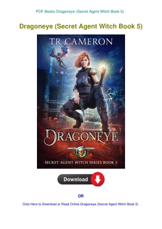 PDF Books Dragoneye (Secret Agent Witch Book 5)
