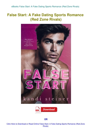 eBooks False Start A Fake Dating Sports Romance (Red Zone Rivals)