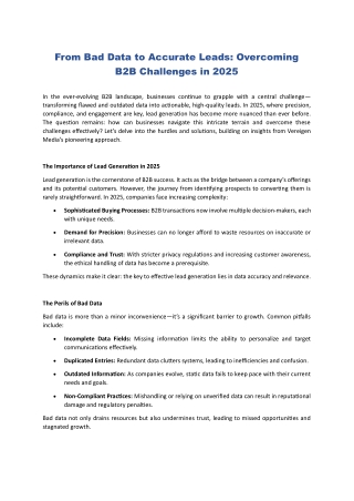 From Bad Data to Accurate Leads Overcoming B2B Challenges in 2025 (2)