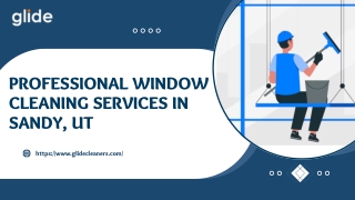 Professional Window Cleaning Services in Sandy, UT