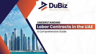 Understanding Labor Contracts in the UAE A Comprehensive Guide