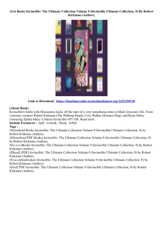 [Free Download] Invincible: The Ultimate Collection Volume 9 (Invincible Ultimat