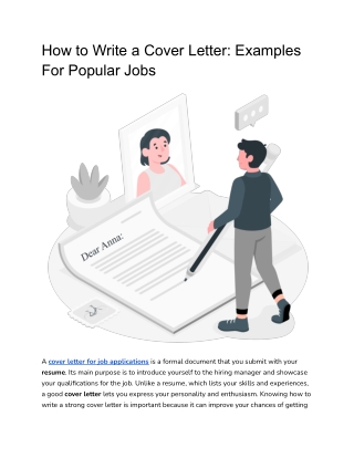 How to Write a Cover Letter_ Examples For Popular Jobs