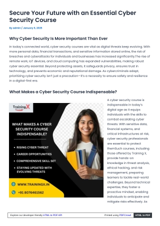 Cyber Security Certification: Your Next Step