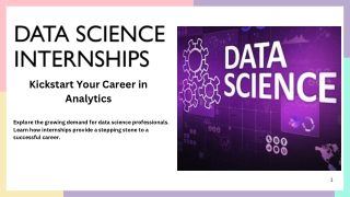 Kickstart Your Career in Analytics