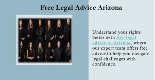 Free Legal Advice Arizona