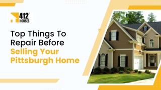 Key Repairs to Do Before Selling Your Pittsburgh Home | 412 Houses