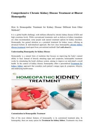 Treatment for kidney failure (2)