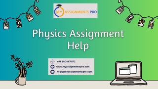 Physics Assignment Help | Myassignmentpro