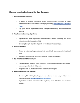 Machine Learning Basics and Big Data Concepts_