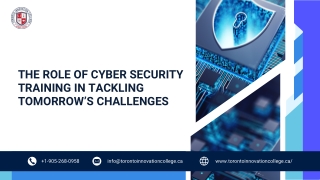 The Role of Cyber Security Training in Tackling Tomorrow’s Challenges